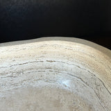 Rustic Rectangular Travertine Sink | Wabi Sabi | Handmade