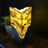 Zebra Onyx Lamp