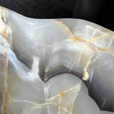 Large Beige Onyx Vessel Sink – One-of-a-Kind, Hand-Carved