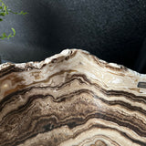 Beige Onyx Vessel Sink – One-of-a-Kind, Hand-Carved