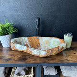 Rustic Green Onyx Sink