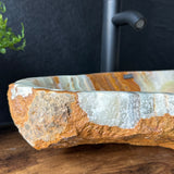 Rustic Green Onyx Sink