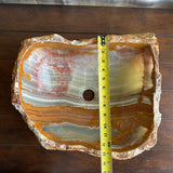 Rustic Green Onyx Stone Sink | Handmade & Natural | Luxury