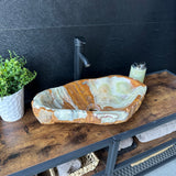 Rustic Green Onyx Sink