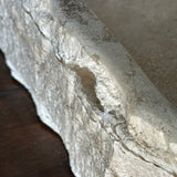 Rustic Rectangular Travertine Sink | Wabi Sabi | Handmade