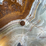 Large Rustic Green Onyx Sink