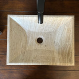 Travertine Sink | Wabi Sabi | Handmade
