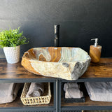 Large Rustic Green Onyx Sink
