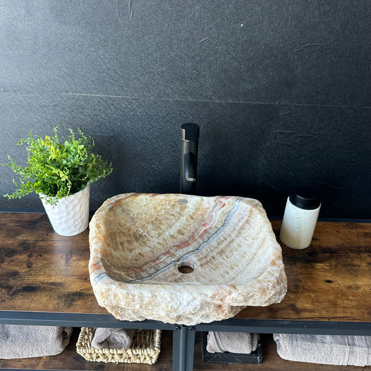 Rustic Beige Onyx Sink