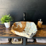 Large Rustic Green Onyx Sink