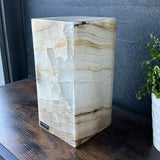 White Onyx Lamp Pair