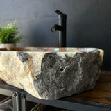 Large Rustic Green Onyx Sink