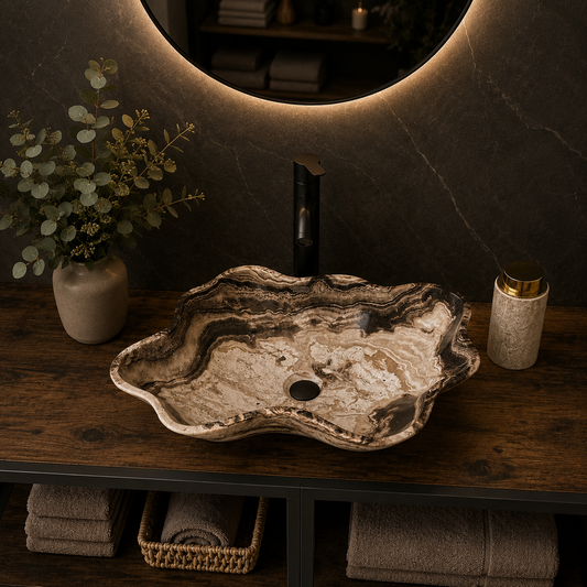Beige Onyx Sink