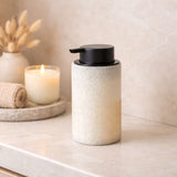 Dispensador de jabón de mármol