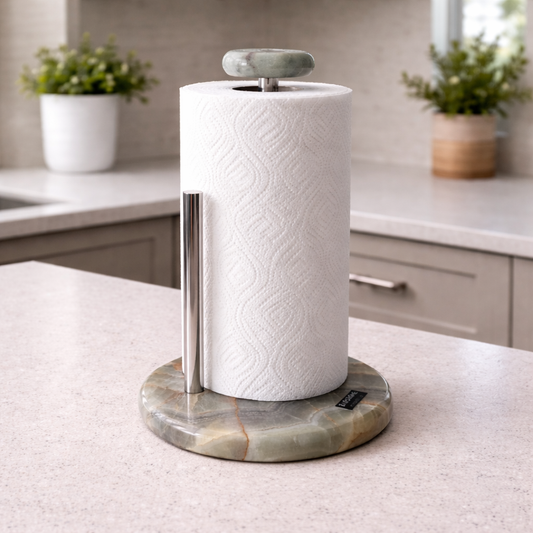 Marble Paper Towel Holder