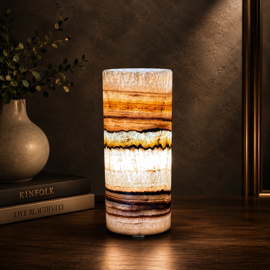 Banded Onyx Lamp