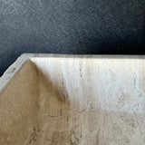 Rustic Rectangular Travertine Sink | Wabi Sabi | Handmade