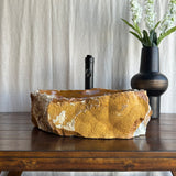 Rustic Green Onyx Stone Sink | Handmade & Natural | Luxury