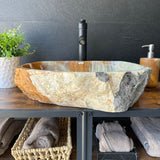 Large Rustic Green Onyx Sink