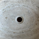 Lavabo Ovalado de Travertino Rústico | Wabi Sabi | Hecho a Mano