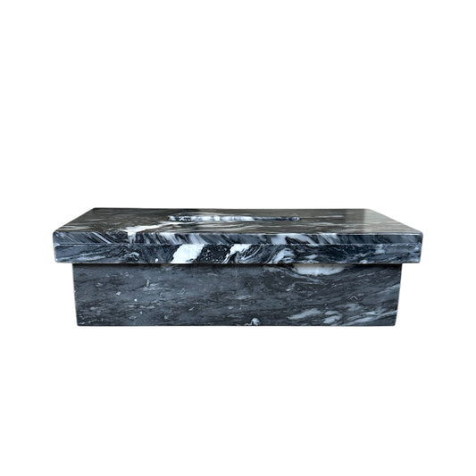 Marble Rectangle Tissue Box