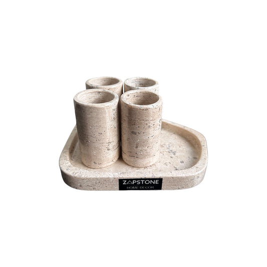 Tequila Shot Glasses with Tray