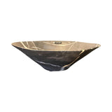Luxury Marble Bowl – Irregular Natural Stone Centerpiece | Handmade Matte Decorative Bowl