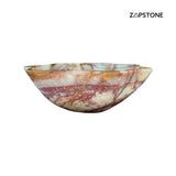 Lavabo de Piedra de Ónix Verde | Lavabo Vessel de Piedra Natural | Palangana de Ónix Irregular Moderna Hecha a Mano | Lavabo Tipo Cuenco de Lujo para Tocador