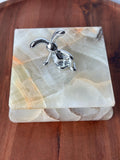 Handmade Green Onyx Jewelry Box – Luxury Stone Trinket Box with Lid – Elegant Natural Onyx Storage Case – Unique Gift