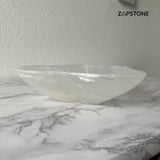 Small Translucent Onyx Stone Bowl | Decorative Handmade Catchall Bowl for Keys, Jewelry, Coins | Natural Stone Home Decor | Home Decor