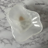 Small Translucent Onyx Stone Bowl | Decorative Handmade Catchall Bowl for Keys, Jewelry, Coins | Natural Stone Home Decor | Home Decor