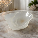 Small Translucent Onyx Stone Bowl | Decorative Handmade Catchall Bowl for Keys, Jewelry, Coins | Natural Stone Home Decor | Home Decor