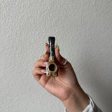 Pipa de Tabaco de Calavera Tallada a Mano en Mármol | Pipa de Piedra Natural de Lujo | Pipa Decorativa | Regalo Único para Él