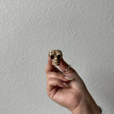 Pipa de Tabaco de Calavera Tallada a Mano en Mármol | Pipa de Piedra Natural de Lujo | Pipa Decorativa | Regalo Único para Él