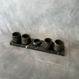 Black Marble Tequila Set, Handmade Mezcalero Set with Salt Dish, Luxury Stone Shot Glass Set, Artisan Made Bar Decor, Unique Gift for Him