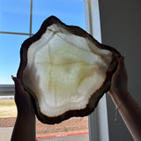 Handmade Green Onyx Bowl – Luxury Natural Stone Catchall, Sculptural Decorative Centerpiece (Piece I)