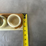 Set de Tequila de Ónix Verde, Set Mezcalero Hecho a Mano con Platito para Sal, Caballitos de Piedra de Lujo, Regalo Único para Él