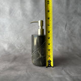Marble Soap Dispenser – Natural Stone Bathroom Pump, Luxury Modern Bath Accessory, Minimalist Countertop Decor