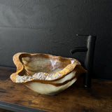 Green Onyx Stone Vessel Sink, Handmade Natural Onyx Countertop Sink, Luxury Modern Vanity Basin, Unique Marble Sink, High End Bathroom Decor