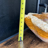 Onyx Rustic Vessel Sink, Natural Stone Bathroom Sink, Handmade Onyx Basin, Luxury Vanity Sink, Irregular Stone Wash Basin