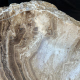 Lavabo Rústico de Ónix | Lavabo de Piedra Beige | Lavabo de Baño | Lavabo de Piedra Natural Hecho a Mano | Lavabo de Lujo