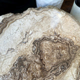 Beige Onyx Stone Sink | Natural Stone Vessel Sink | Modern Wabi Sabi | Rustic Luxury Sink
