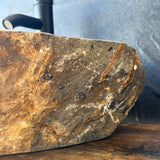 Green Onyx Bathroom Vessel Sink | Luxury Sink | One-of-a-Kind Hand Carved Onyx Vessel Sink – Natural Stone Bathroom Sink