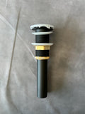 Black Standard Drain Assembly for Vessel Sinks