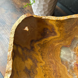 Rustic Onyx Bathroom Vessel Sink | Luxury Sink | Unique Hand Carved Onyx Vanity Sink – Natural Stone Bathroom Sink