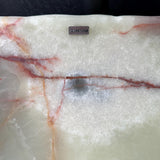Rustic Green Onyx Bathroom Vessel Sink | Luxury Sink | Unique Hand Carved Onyx Vanity Sink – Natural Stone Bathroom Sink