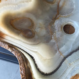 Green Onyx Bathroom Vessel Sink | Live Edge Luxury Sink | One-of-a-Kind Hand Carved Onyx Bowl Sink – Natural Stone Bathroom Basin