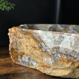 Rustic Green Onyx Bathroom Vessel Sink | Luxury Sink | Unique Hand Carved Onyx Vanity Sink – Natural Stone