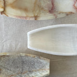 Natural Onyx Canopy Bowl – Luxury Stone Centerpiece, Minimalist Coffee Table Decor, Modern Organic Home Accent