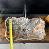 Green Onyx Bathroom Vessel Sink | Luxury Sink | One-of-a-Kind Hand Carved Onyx Bowl Sink – Natural Stone Bathroom Basin